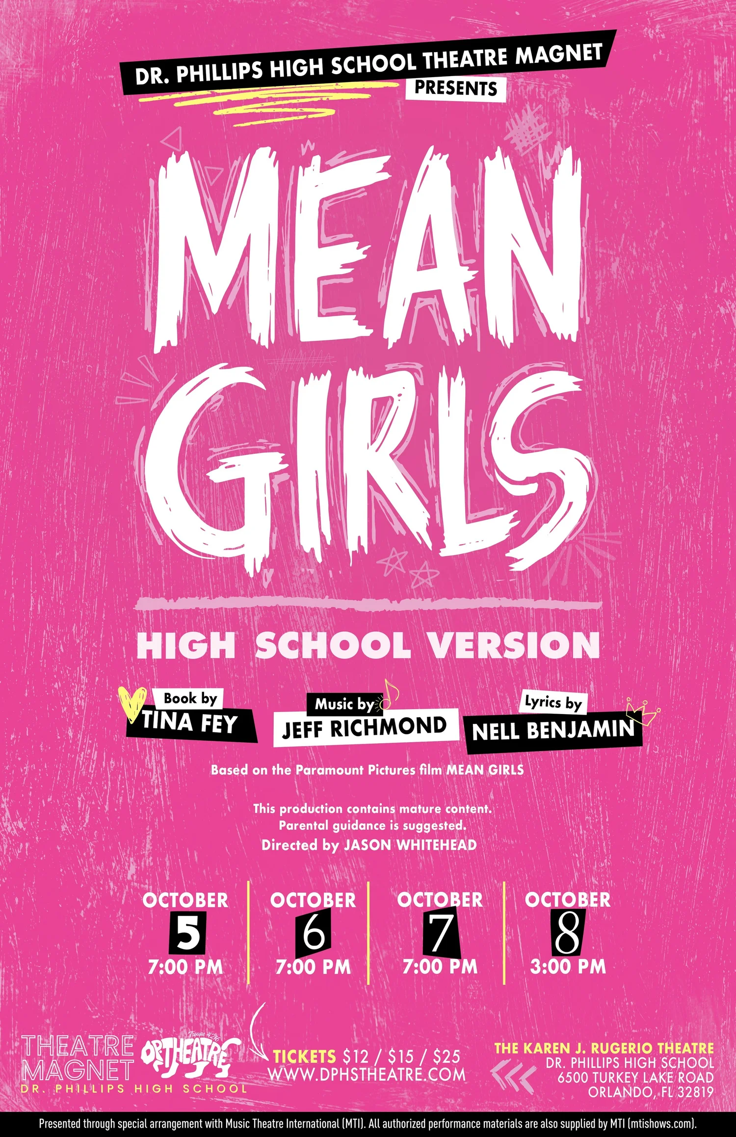Mean Girls Dr Phillips High School Theatre Magnet Mean girls dr phillips high school theatre magnet