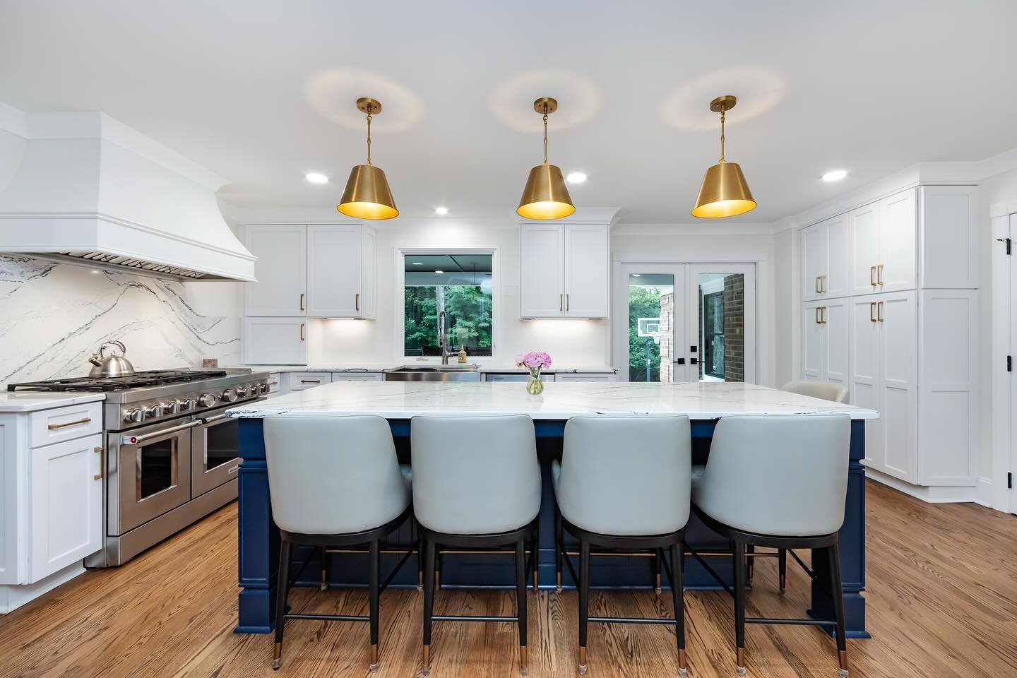 Where do we start?! The entire first floor of this home got an entire makeover, but the kitchen definitely got the most love and attention! It&rsquo;s the heart of the home for this family, and they wanted it to be spacious, functional, and beautiful