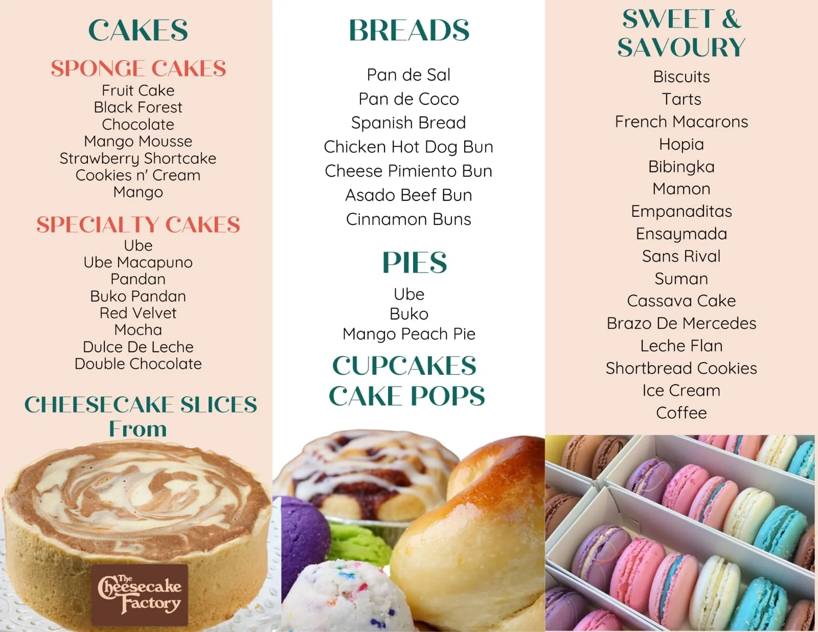 Menu — Rose Bakery & Café