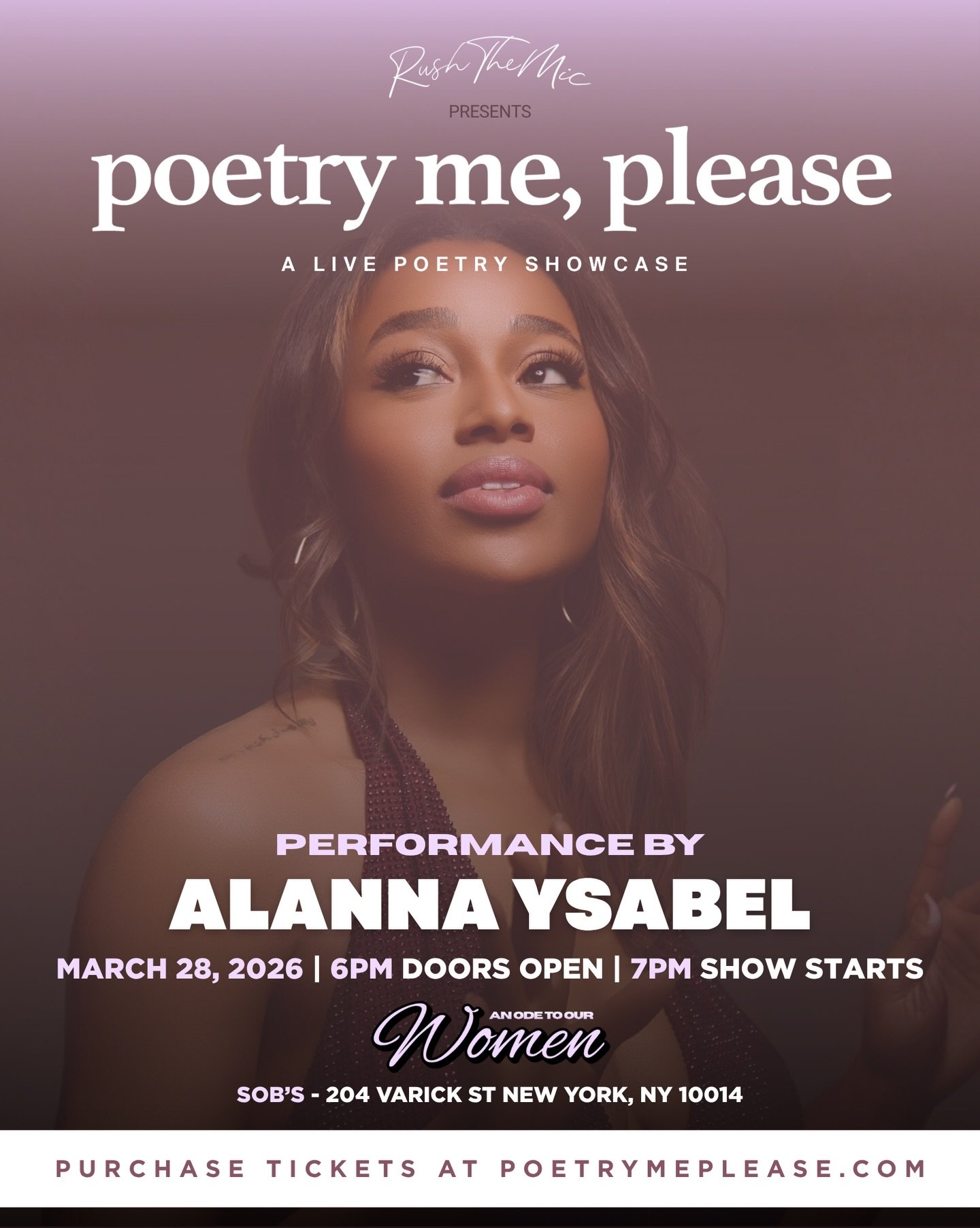 Alanna Ysabel joins us as our Special Guest Performer of the Night for Ode To Our Women on March 28 in honor of Women&rsquo;s History Month. 💐

From NPR Tiny Desk with Daniel Caesar to stages alongside Pharrell, Lady Gaga, Tyla, and Missy Elliott &m
