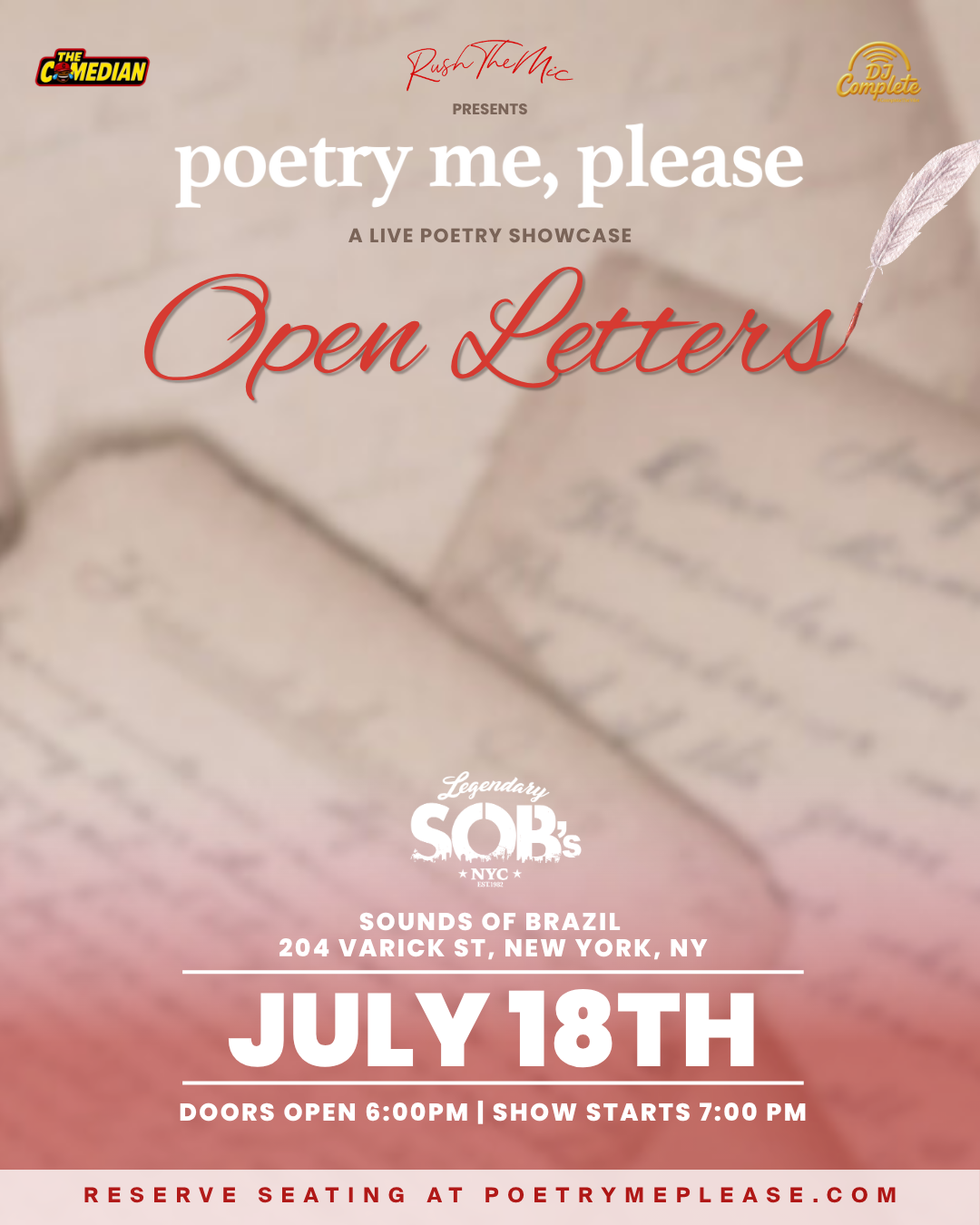 PMP July Showcase Flyer