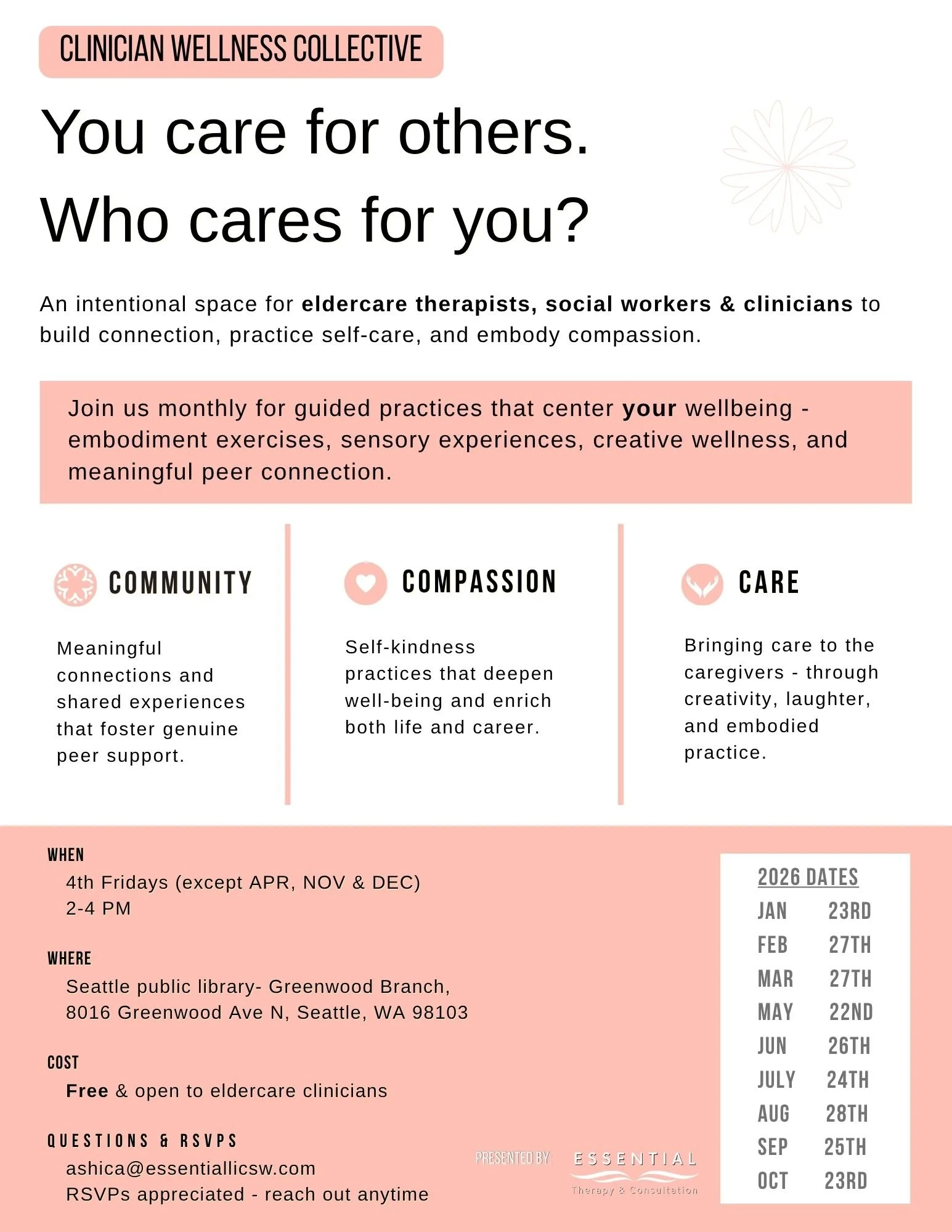 Clinician self care