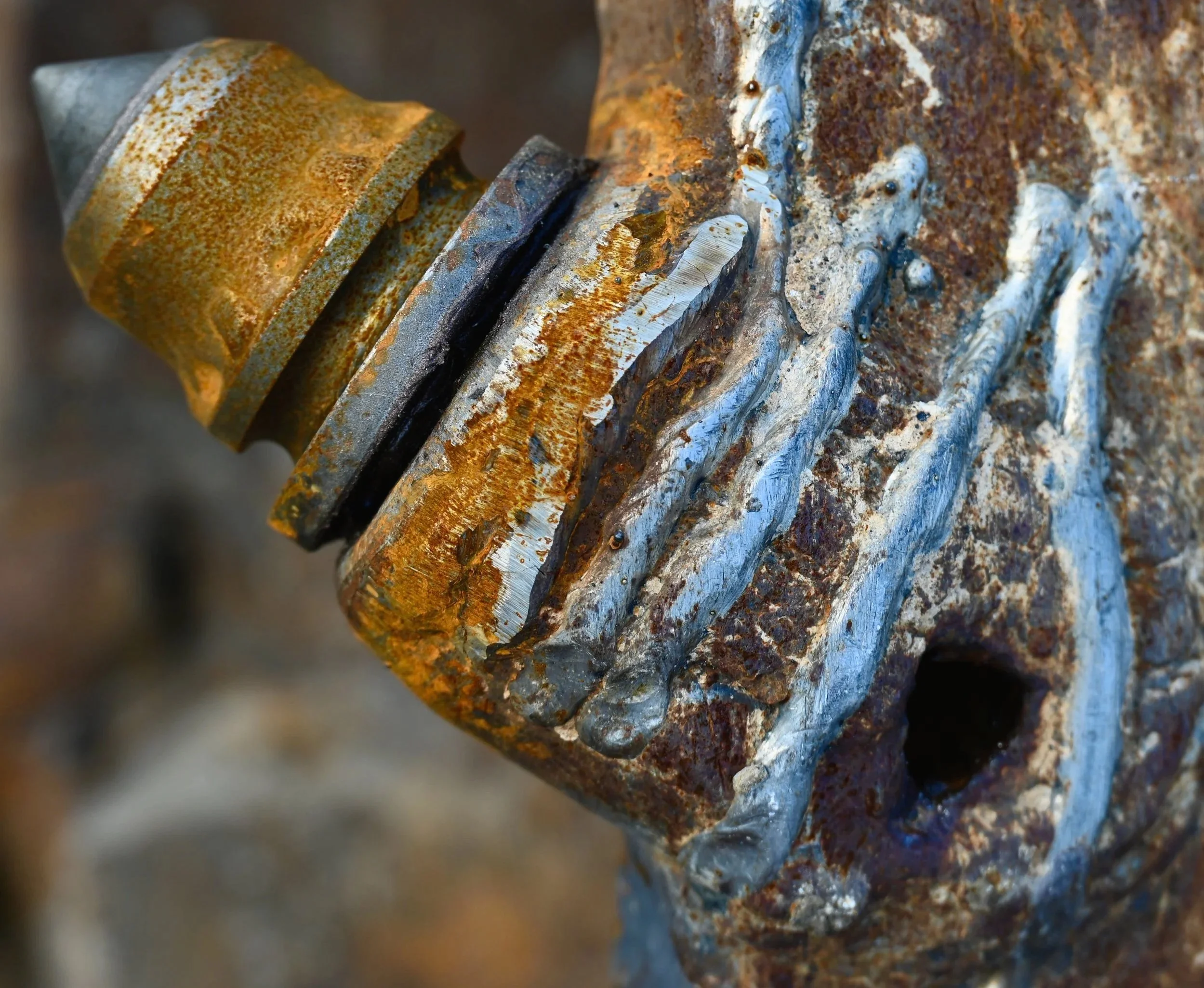 "Industrial Fossil." 2024. (Drill Bit, Marriott Construction)
