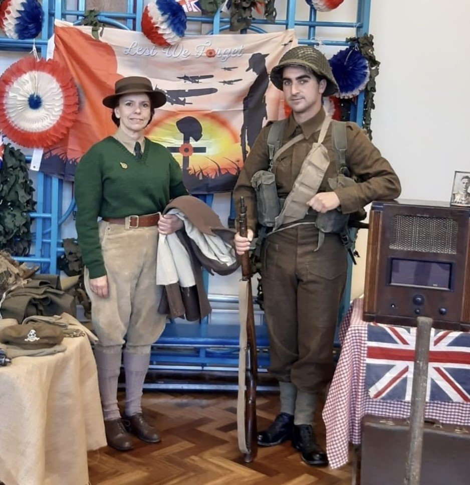 Tommy & Land Girl