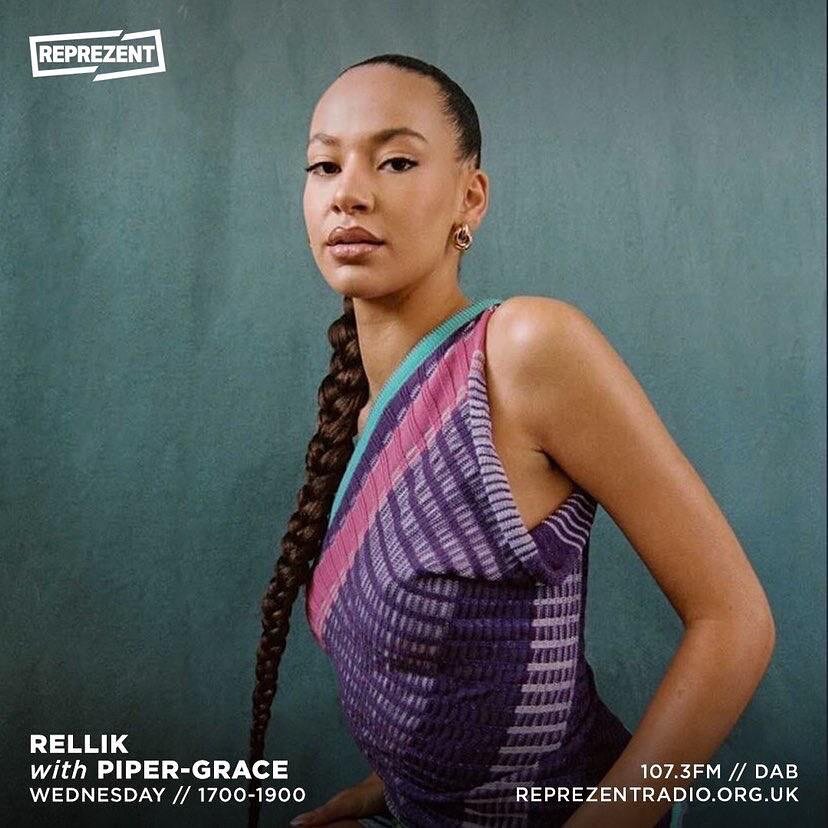 Catch @pipergraceb live on @reprezentradio today speaking about her latest single &lsquo;Higher&rsquo; and more with @rellikthadon 🧡