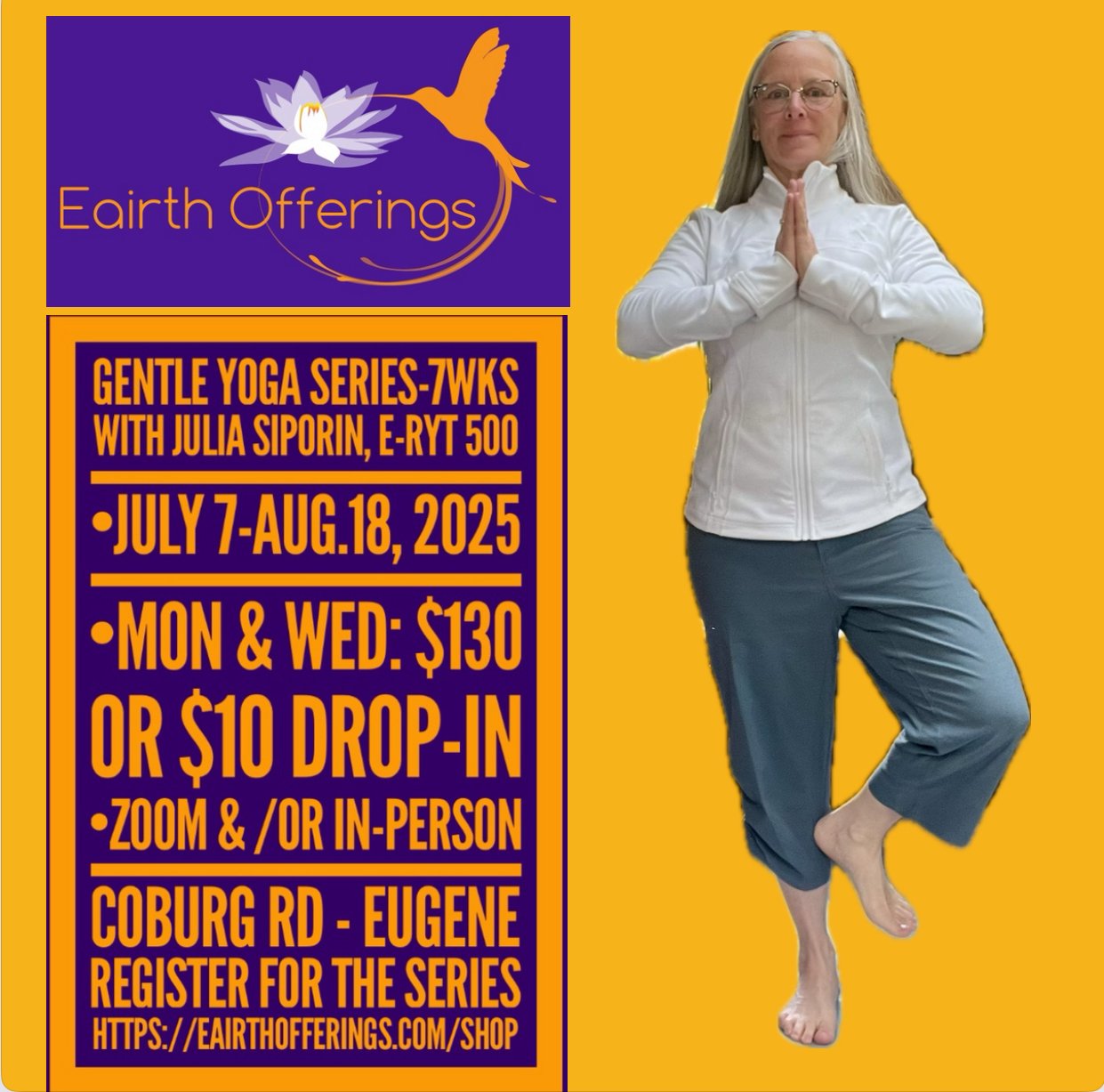 FULL SERIES: Mindful Movement 7-Week Gentle Early Summer Series - July 7 - Aug. 18, 2025