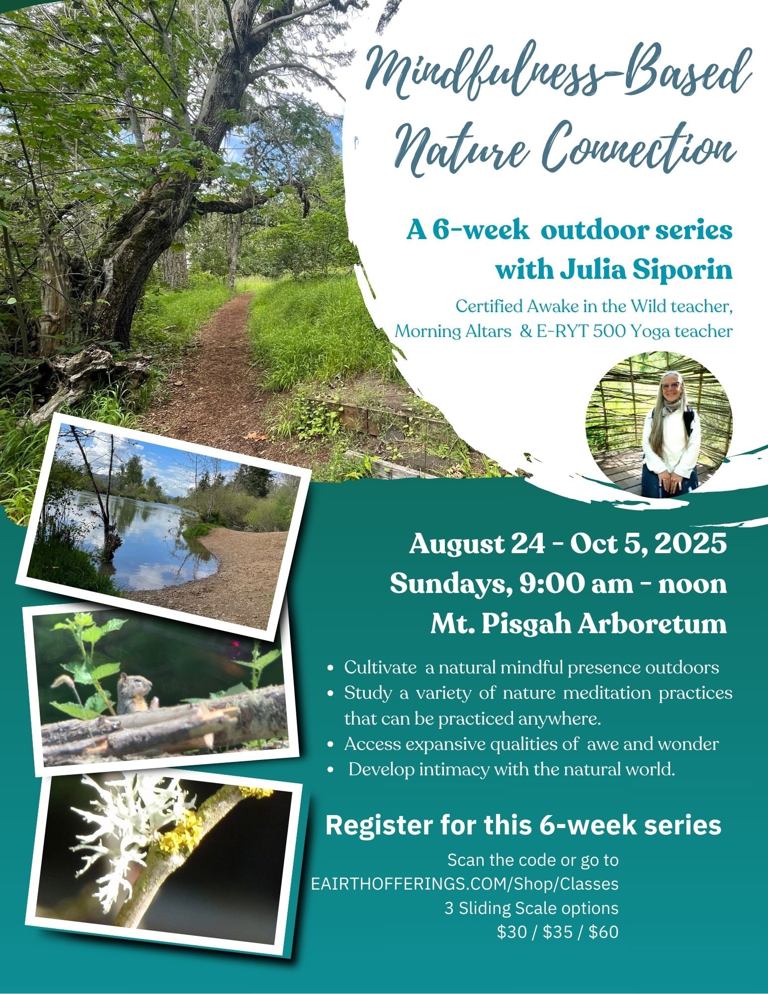 6-Wk Mindfulness-based Nature Connection series - LOVE OFFERING