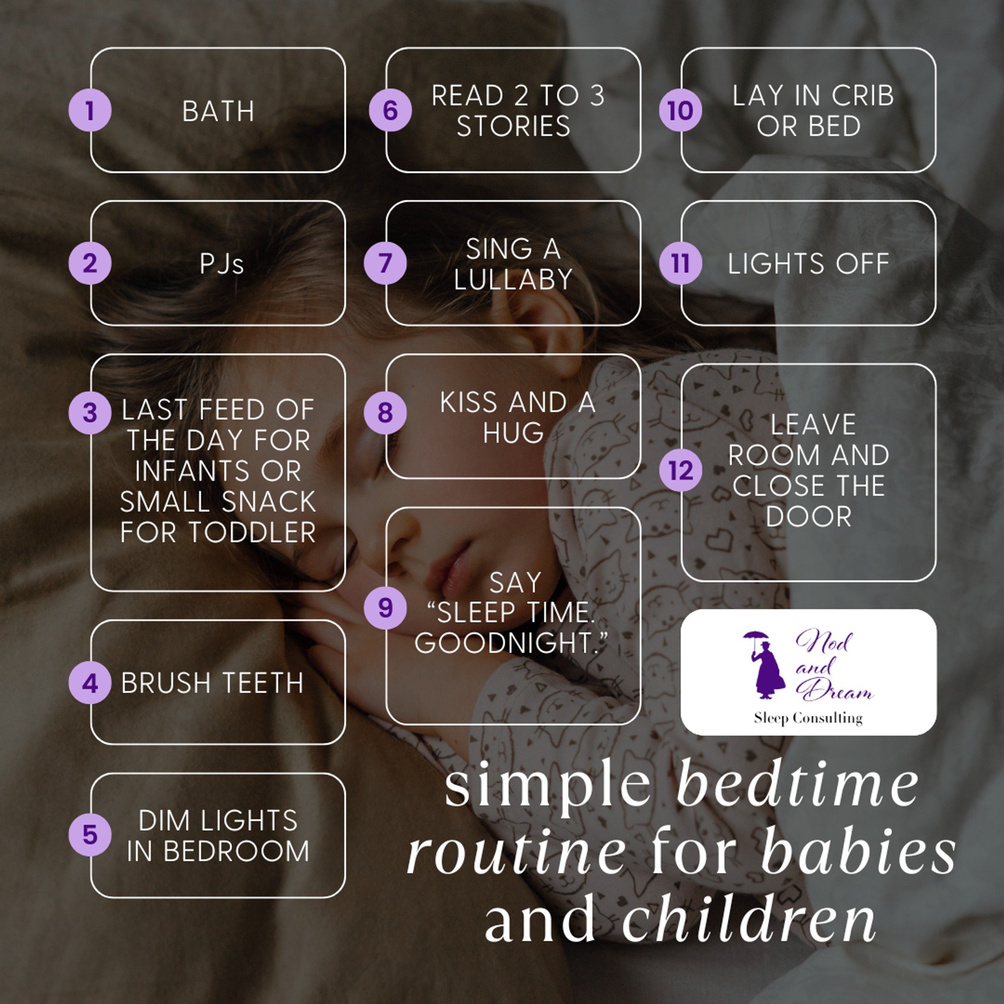 Introducing a simple bedtime routine for your little ones! As a sleep consultant, I've crafted a straightforward yet effective routine to help ease your child into a restful night's sleep. From soothing activities to calming rituals, this bedtime rou