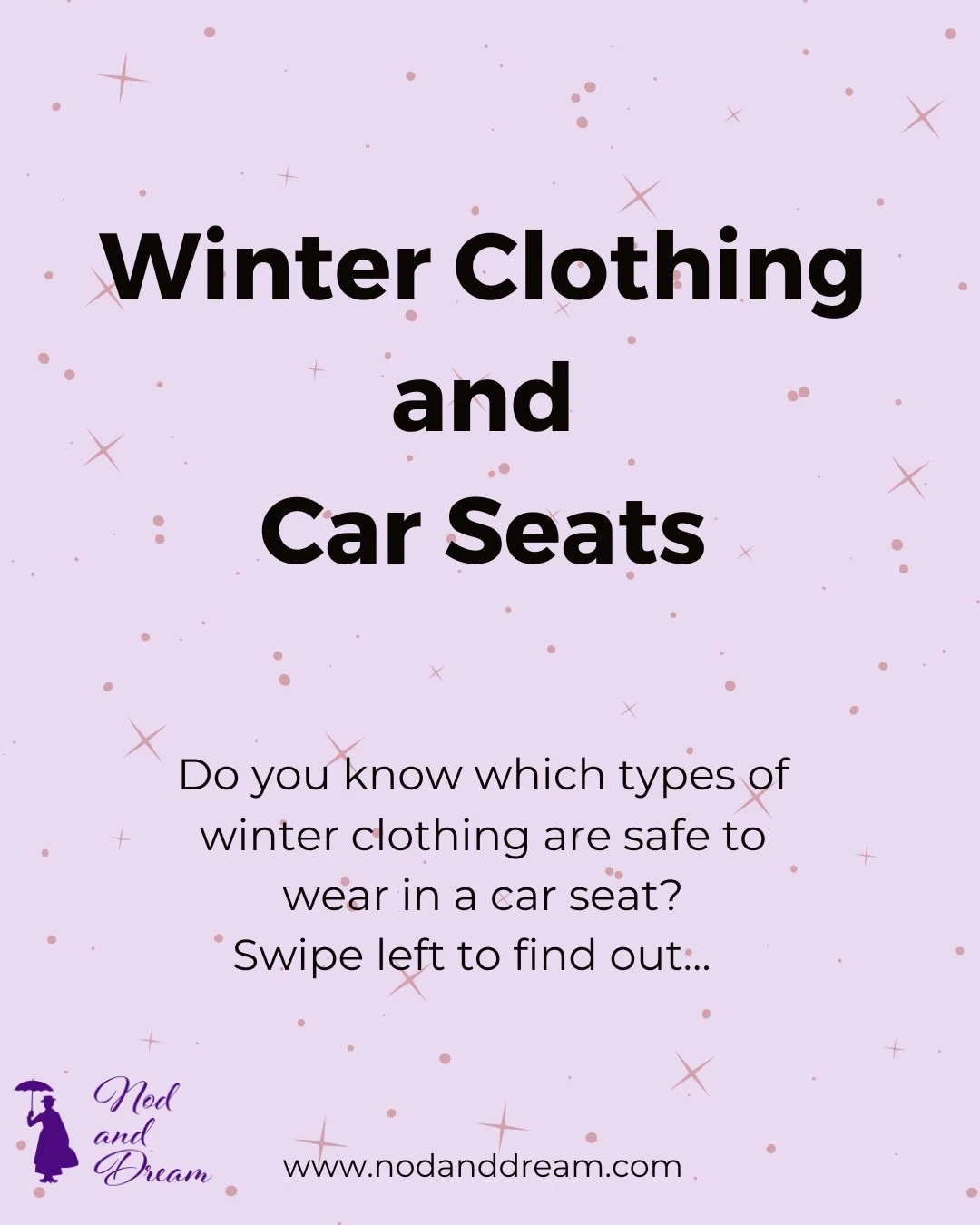 Did you know bulky snowsuits and puffy winter coats are not safe to wear in the car seat? 

Wondering why? Because in the event of a crash, the coat or snowsuit will compress which will cause the harness to have space in it, which can potentially res