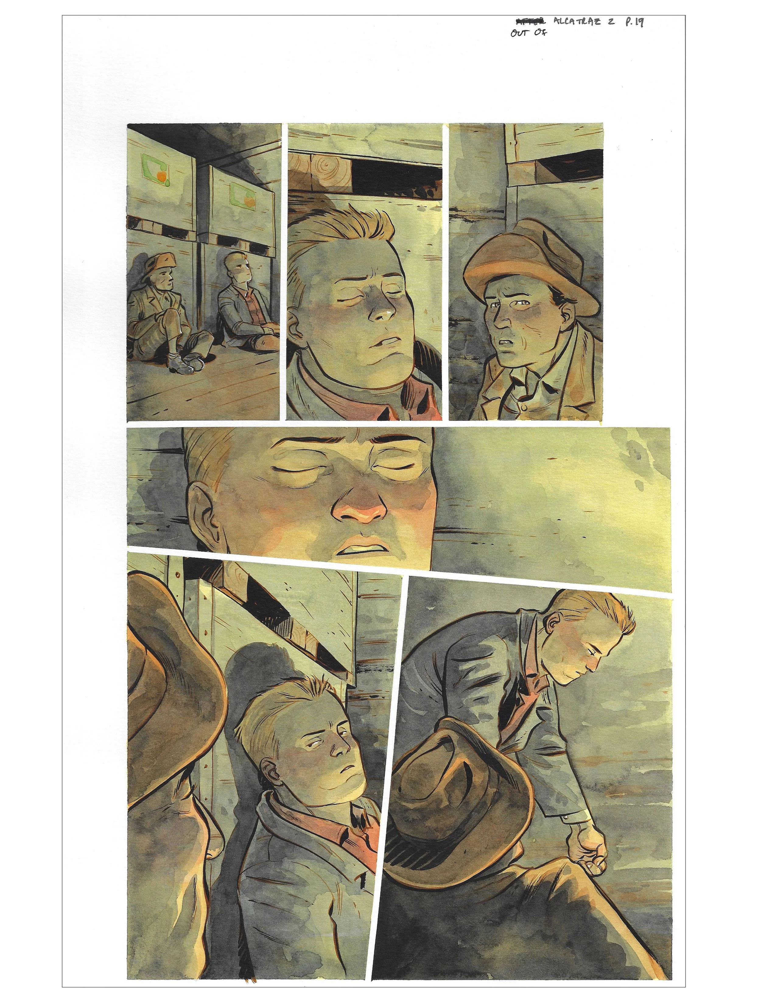 OUT OF ALCATRAZ : ISSUE 2 PAGE 19 Comic Art
