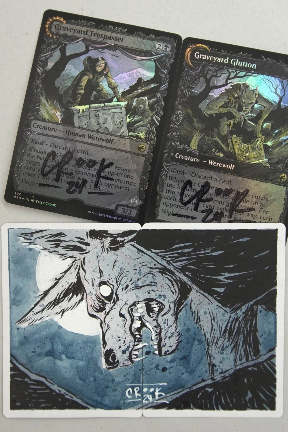 sketch cards mtg Mystic Redaction (Sketch) [Modern Horizons 2] main image 0