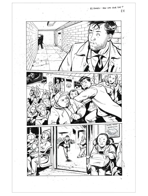 Tyler Crook | EC Comics : Epitaphs From the Abyss Issue 06 ’How Was Your Day?’ Page 04 | Tyler Crook