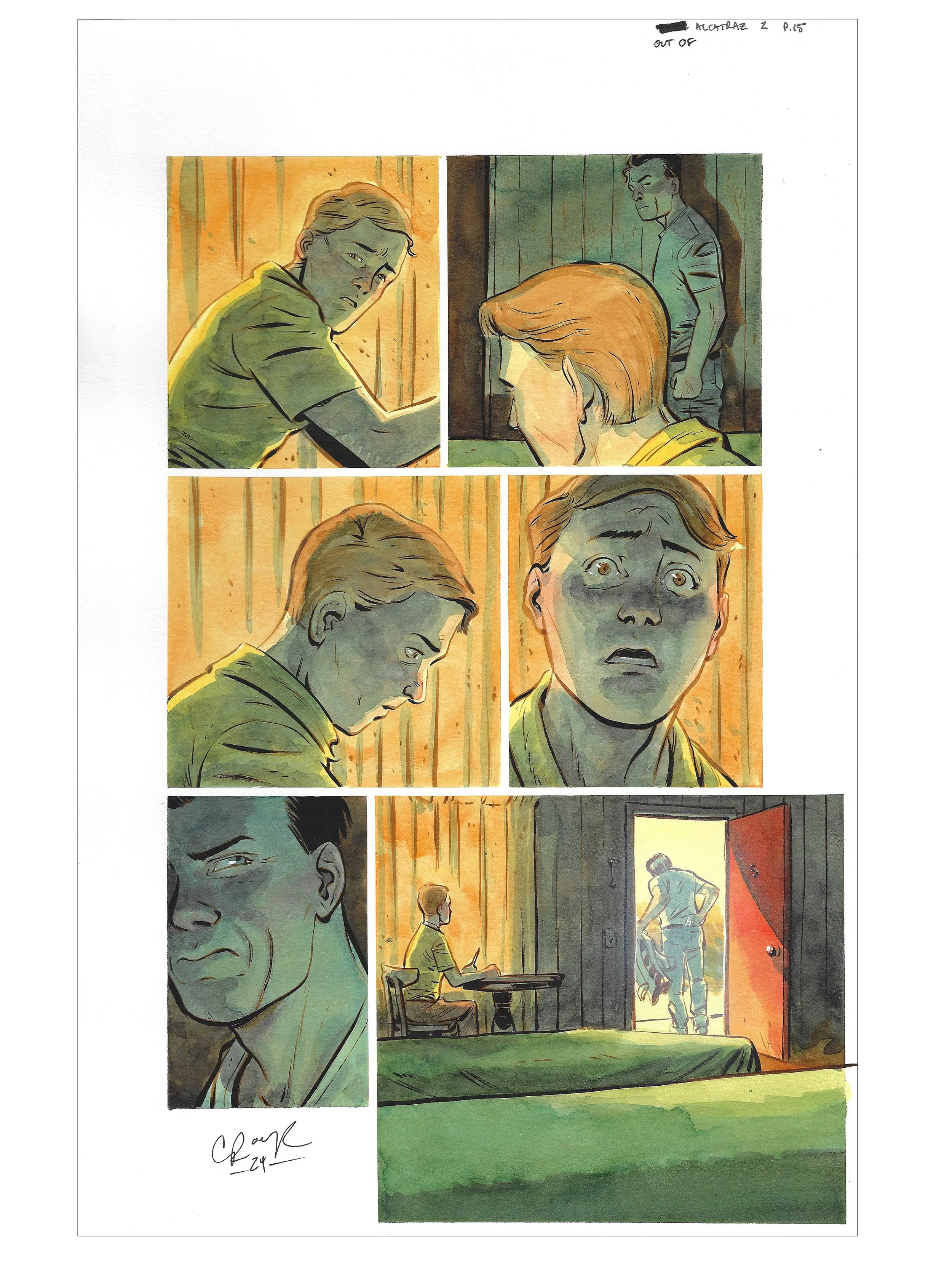 OUT OF ALCATRAZ : ISSUE 2 PAGE 15 Comic Art