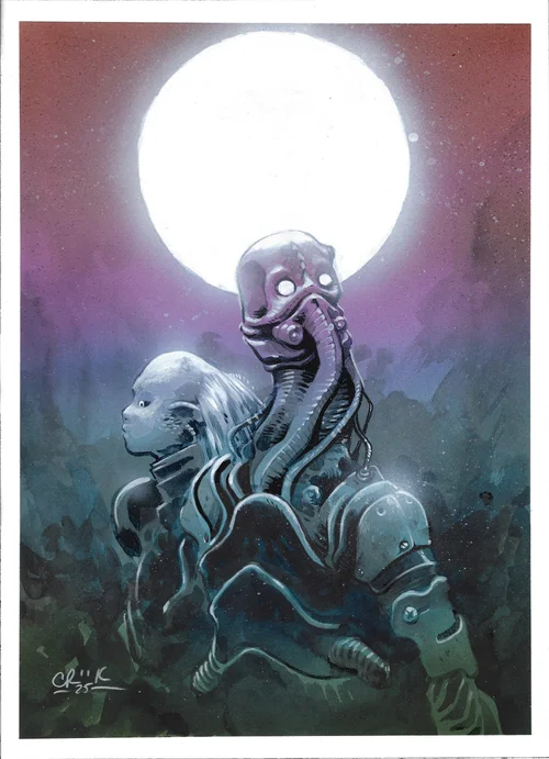 Tyler Crook | Blame Fan Art - Original Art Sketch | Tyler Crook