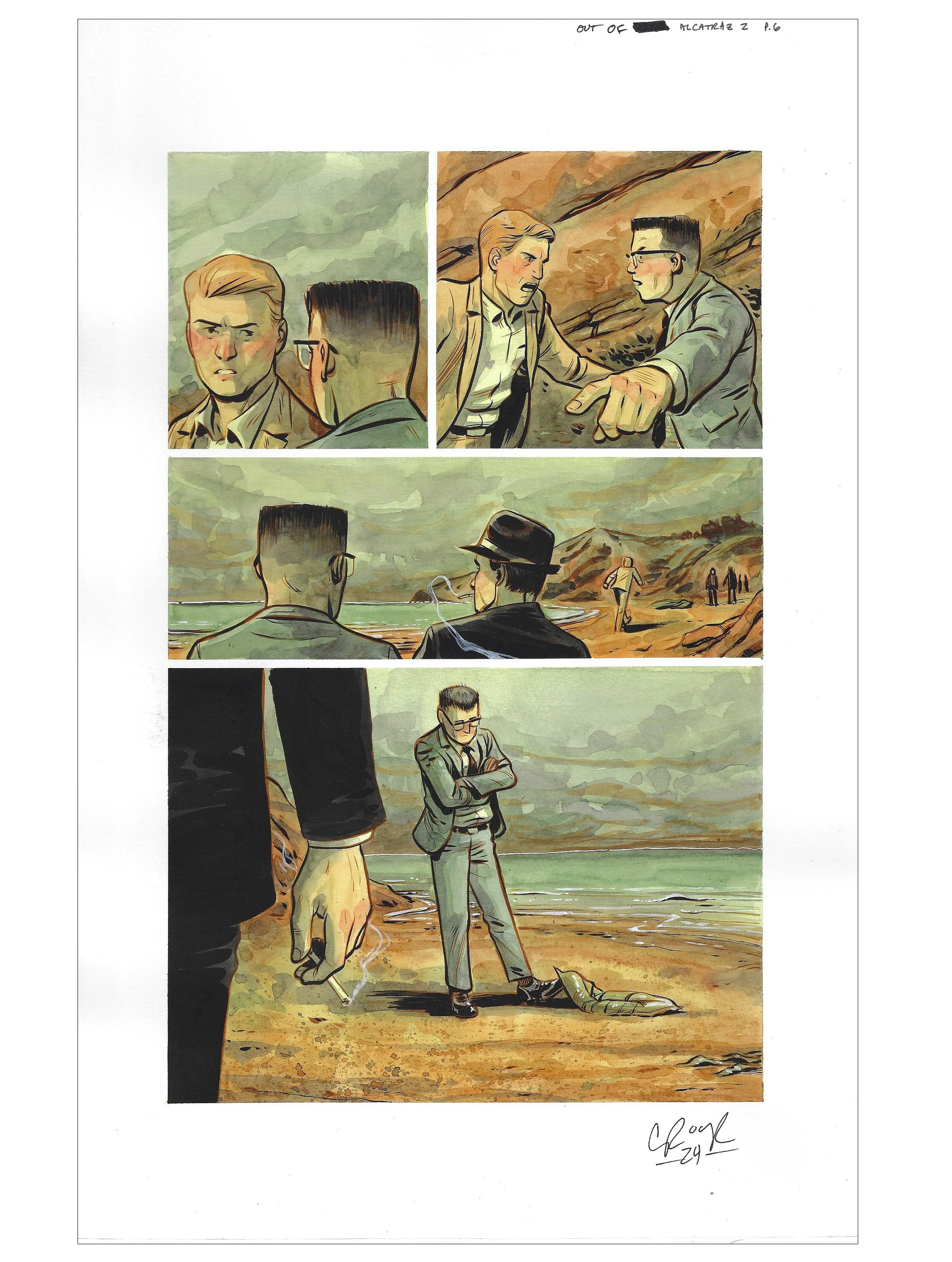 OUT OF ALCATRAZ : ISSUE 2 PAGE 06 Comic Art