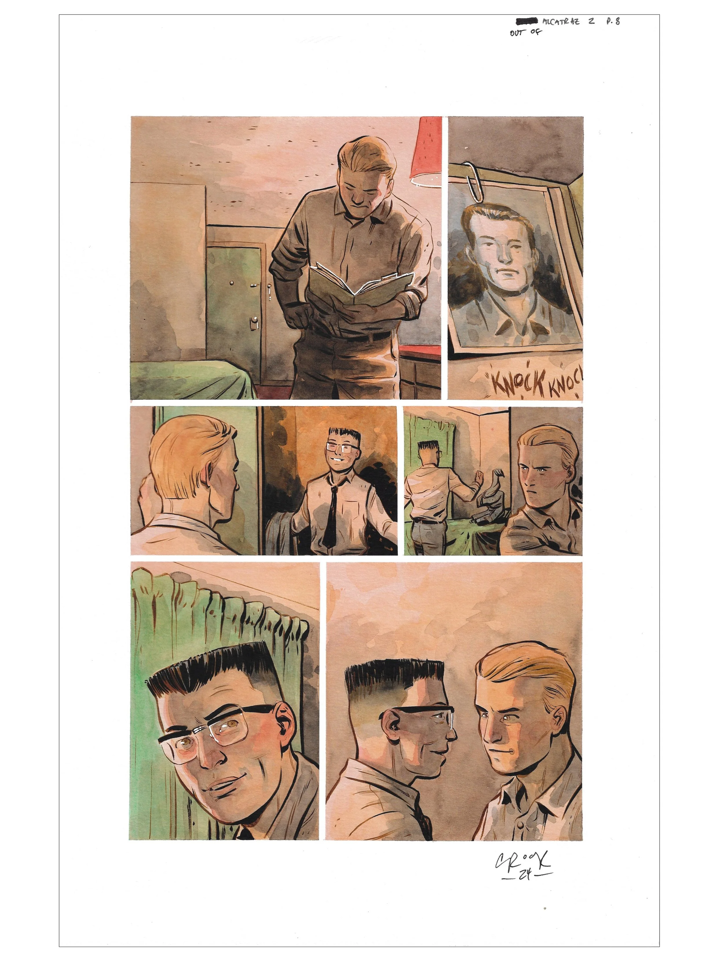 OUT OF ALCATRAZ : ISSUE 2 PAGE 08 Comic Art