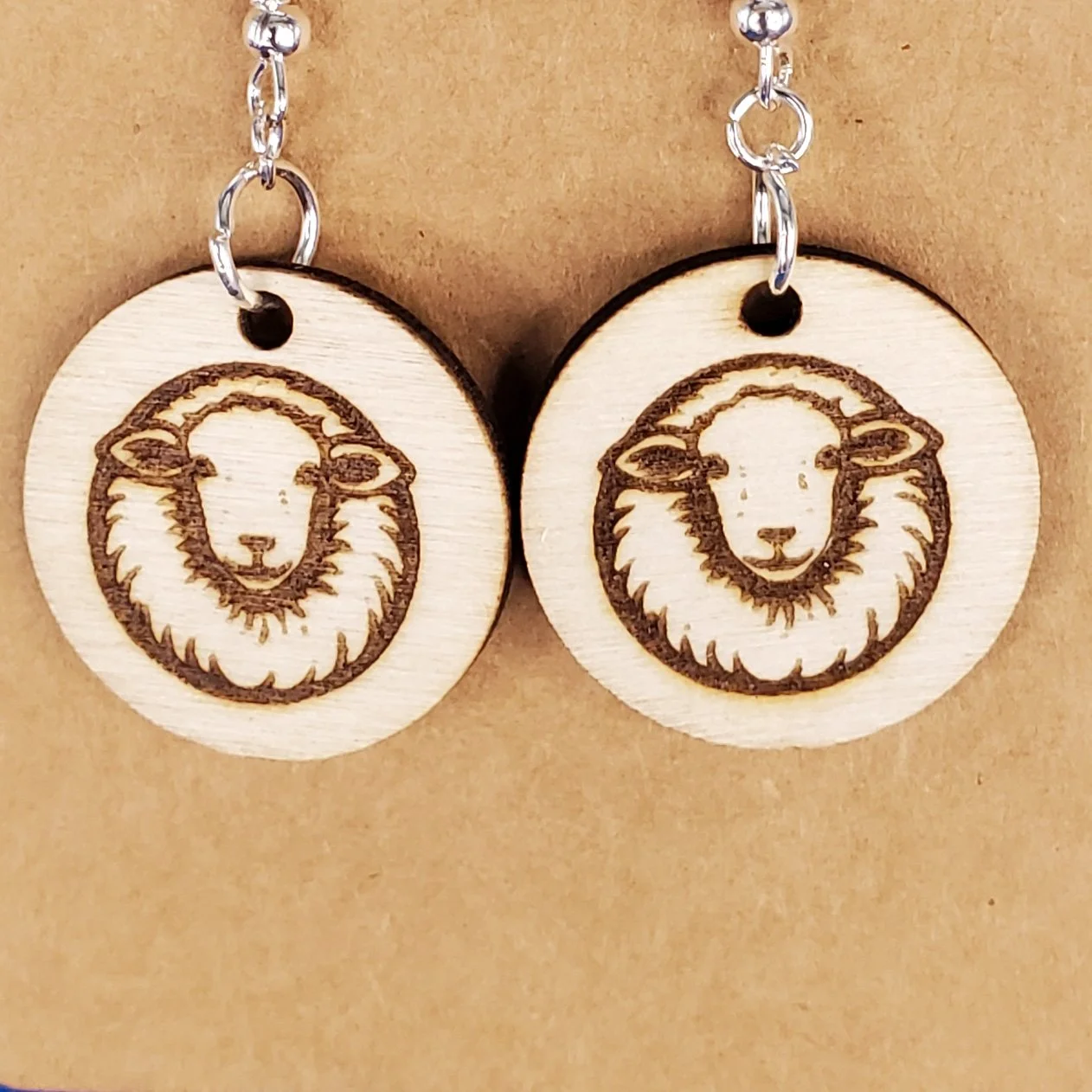 Sheep Face Earrings