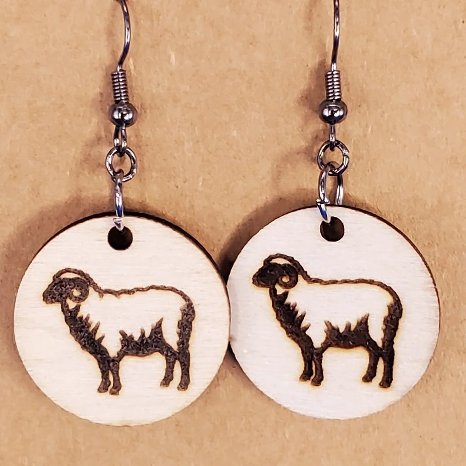 Sheep Earrings