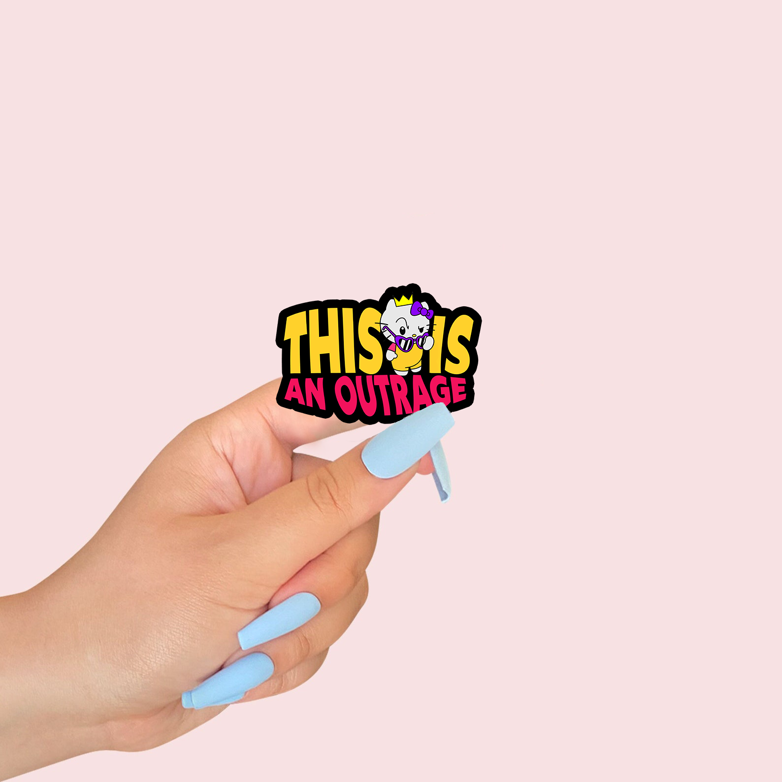 This is an Outrage Crawler Sticker