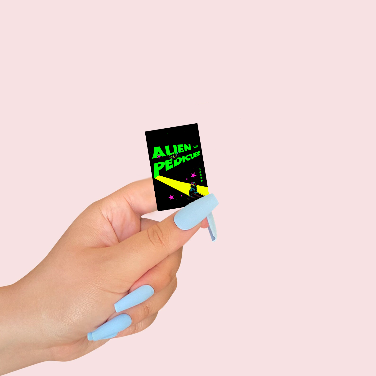 Alien VS Pedicure Crawler Sticker