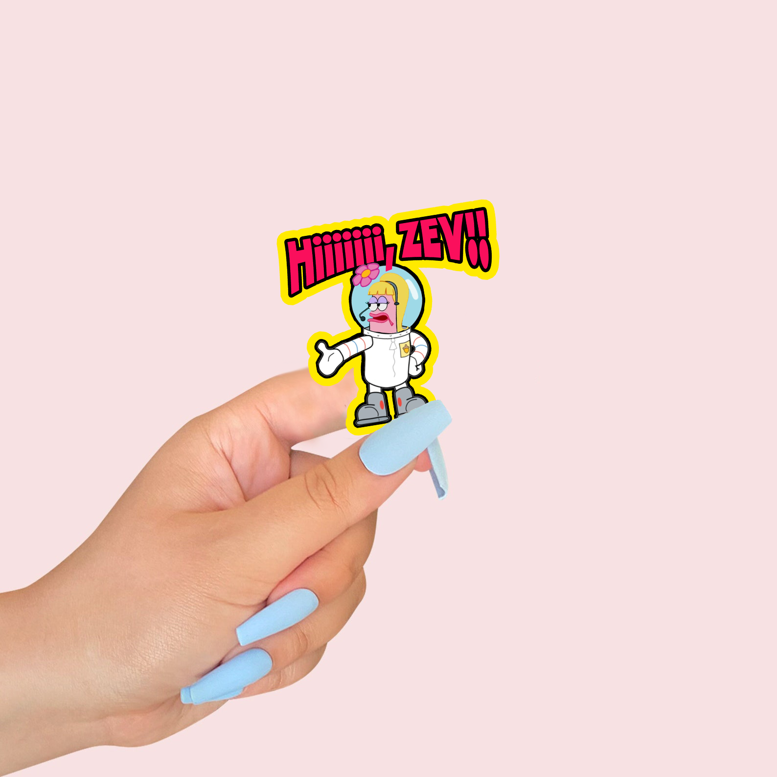 Hiiii Zev Crawler Sticker