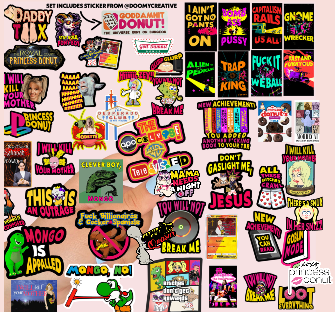 Crawler MINI Sticker Set