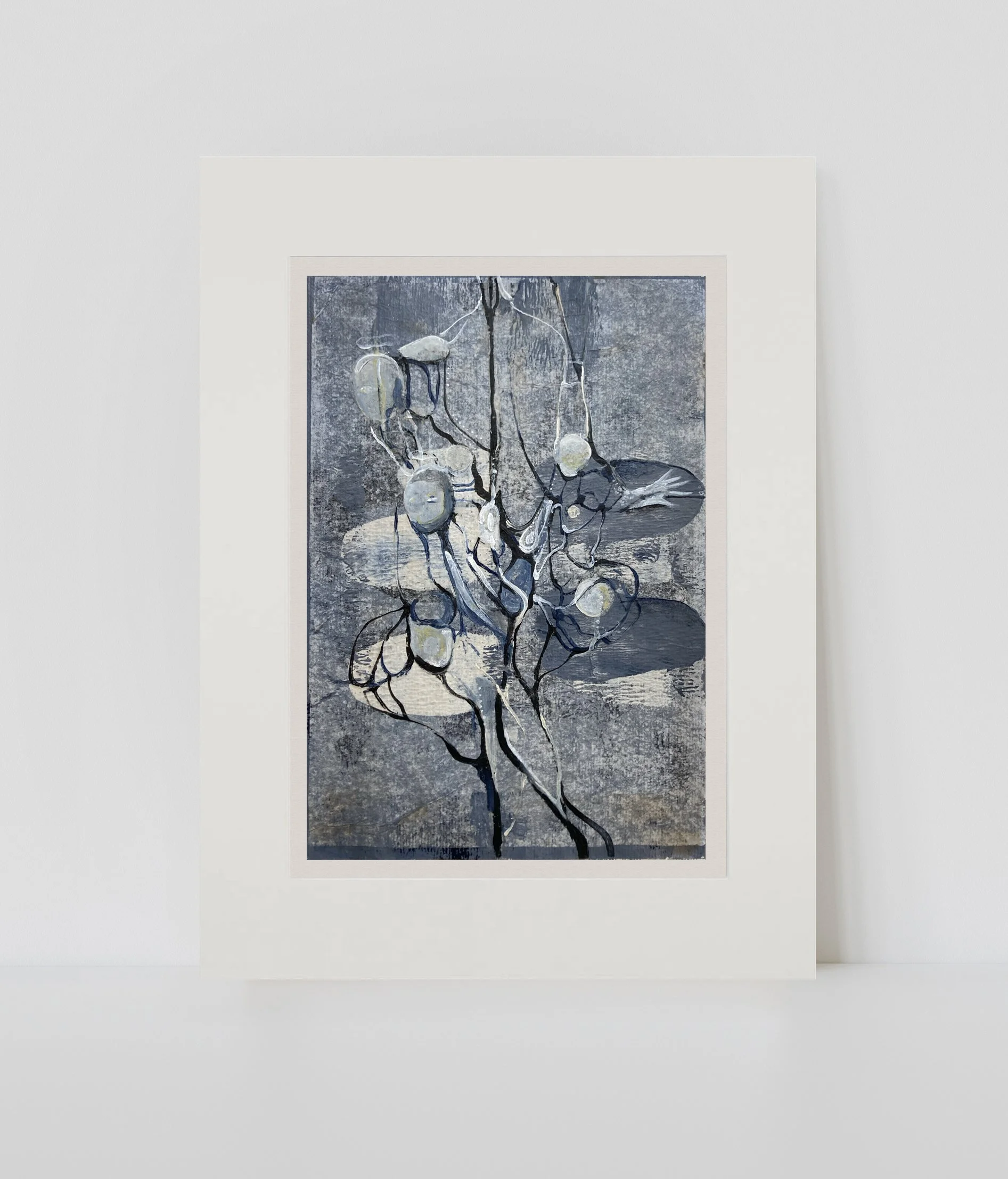 Dissolution 17.07.25 - Acrylic paint on 300 g paper