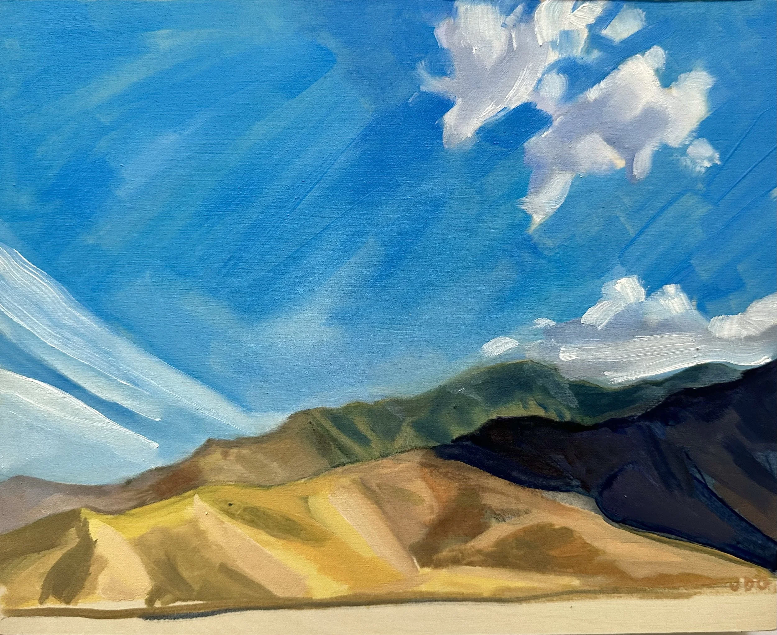 San Gorgonio Pass, 10 x 8 in, oil on panel