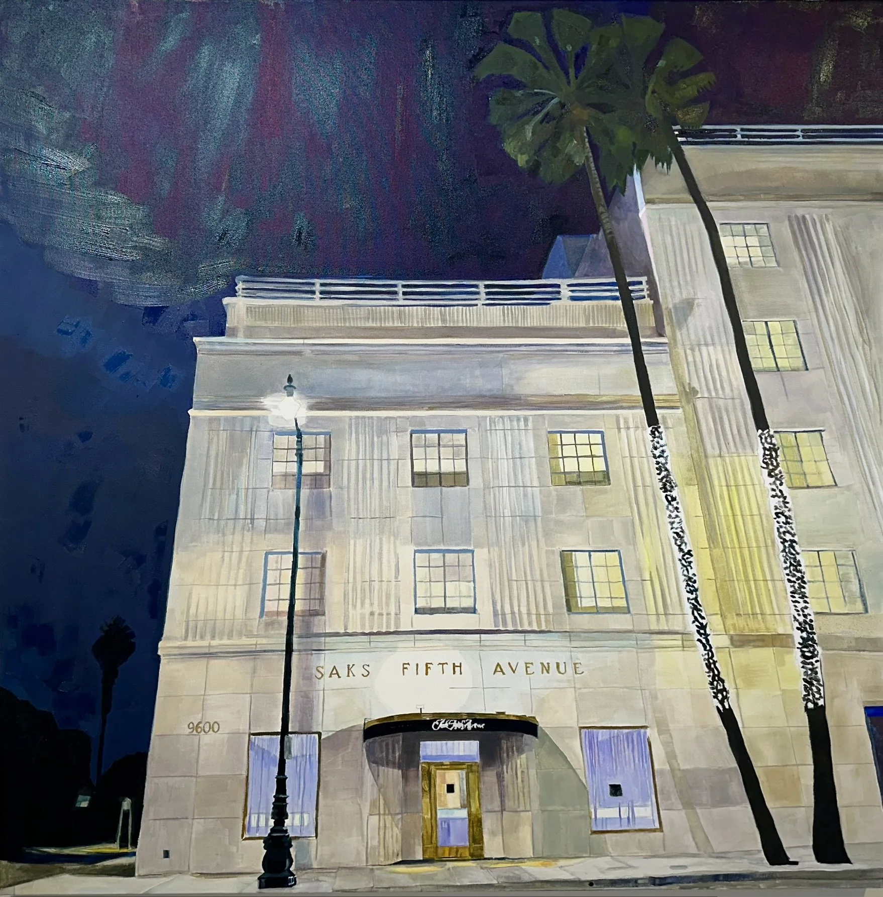 Saks at Night