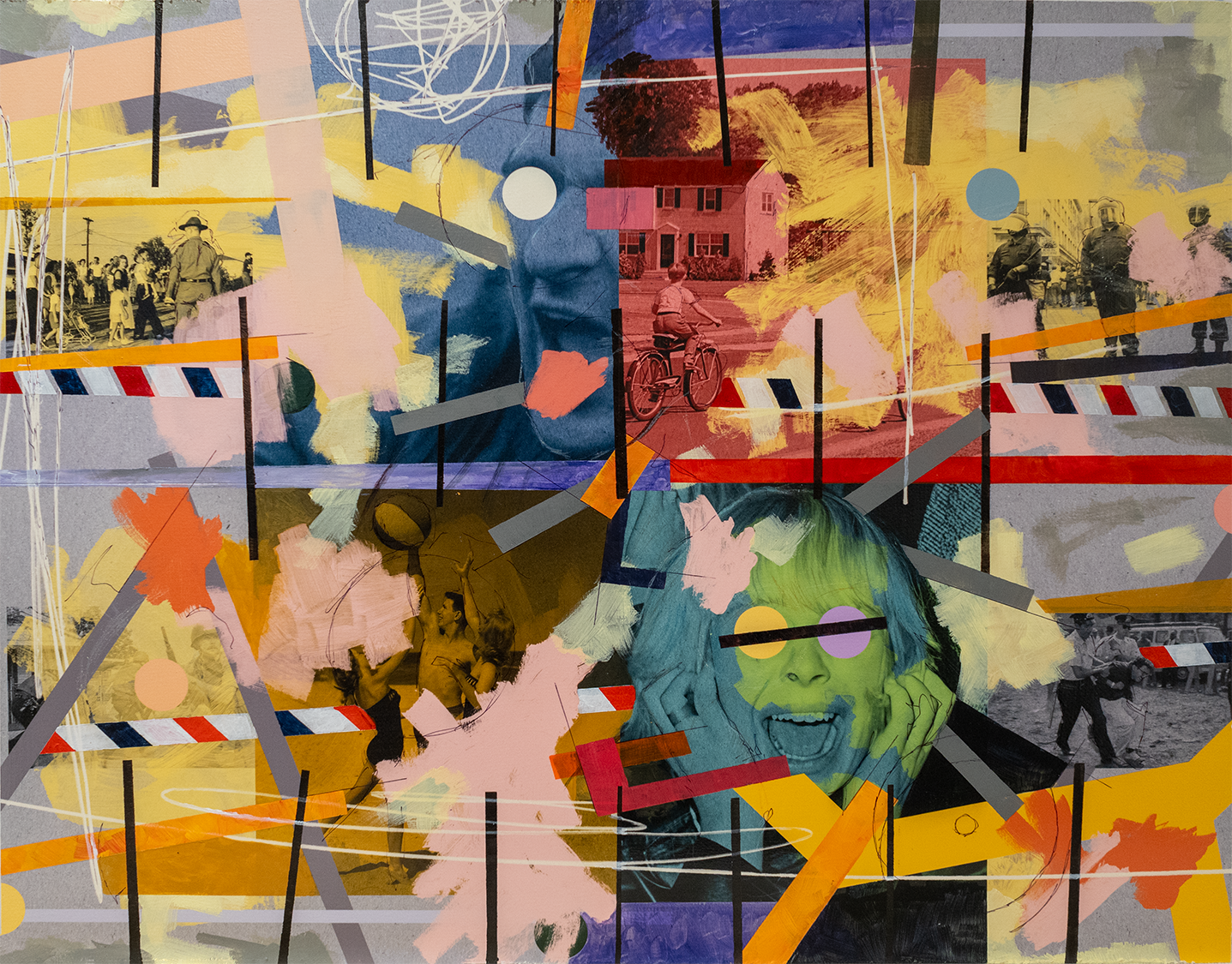 I Can't Seem to Get Started / Artist: Wade Johnston / 24" x 30" / $885 / Mixed Media