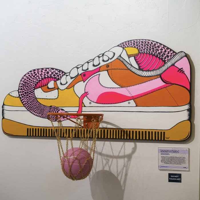  Ssswish
 
 
Artist: 
Grace Marilao
 
 
Price: $1,180
 
23" x 48" x 16"