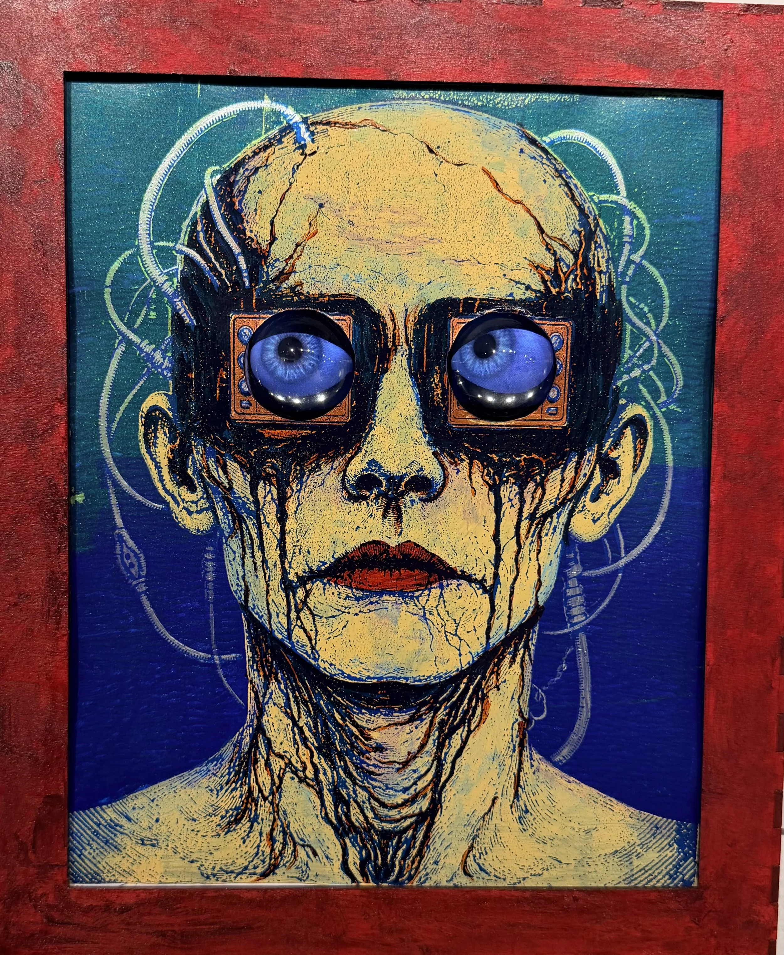  The Machine and I
 
 
Price: $1,500
 
10" x 12" x 2"