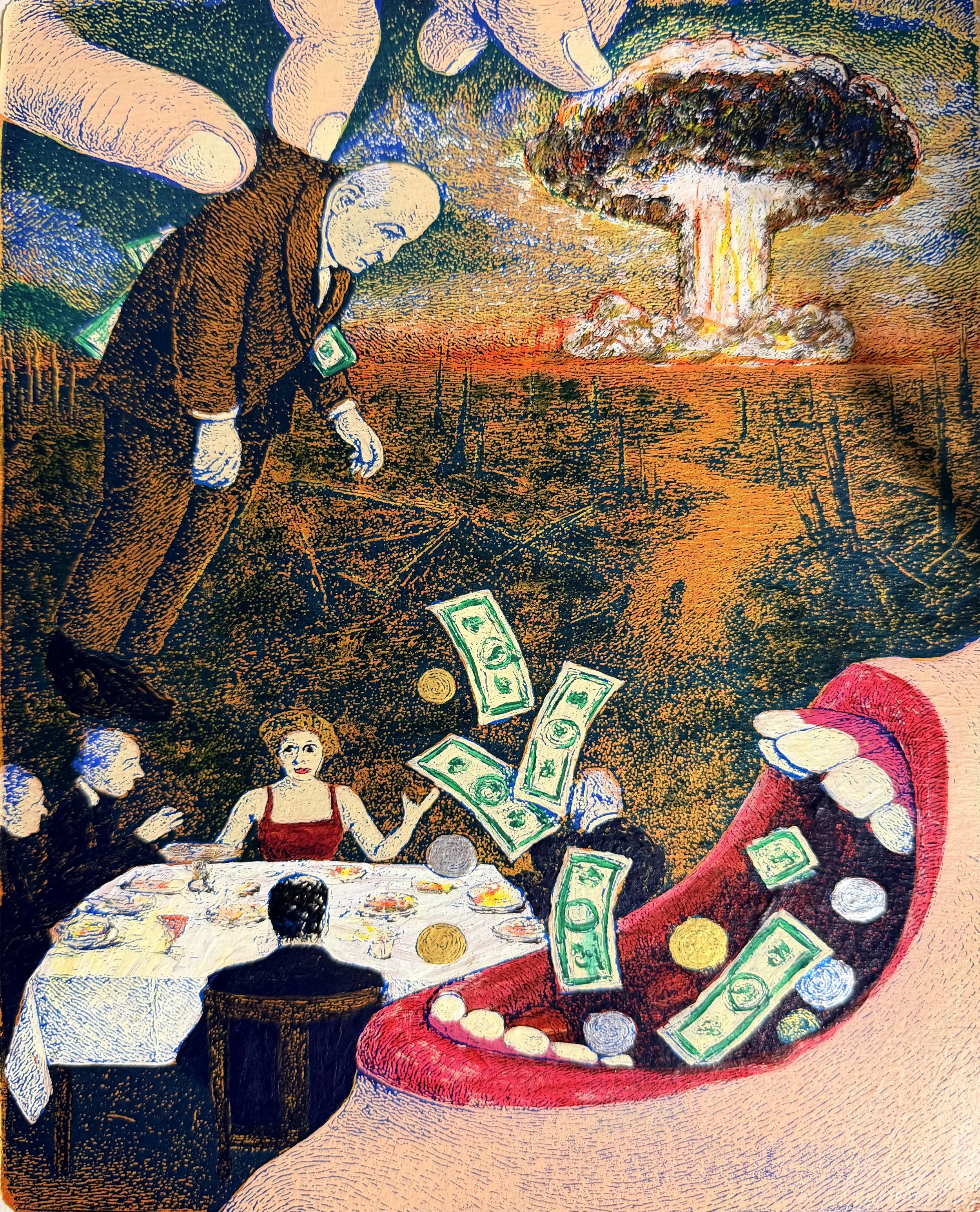  Eat the Rich
 
 
Price: $300
 
12" x 15"