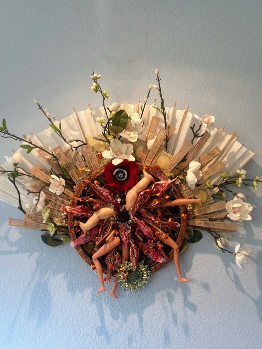  Vagina Mandala
 
 
Artist: 
Joy Redstone
 
 
Price: $500
 
18" x 30" x 4"