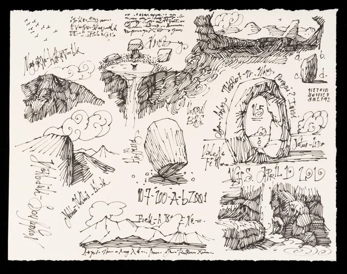  Codex of Elon: Geomorphological Survey Document
 
 
Artist: 
Bill Stahl
 
 
Price: $300
 
11.5" x 15"