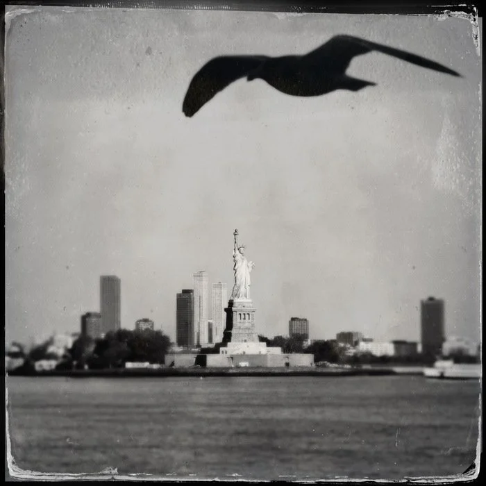  "You aren’t going to like what comes after America." L.C.
 
 
Artist: 
Shane Epping
 
 
Price: $295
 
20" x 20"