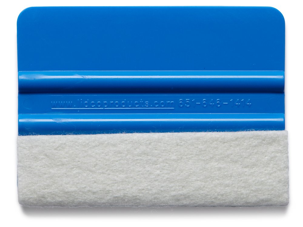 Blue Felt Squeegee