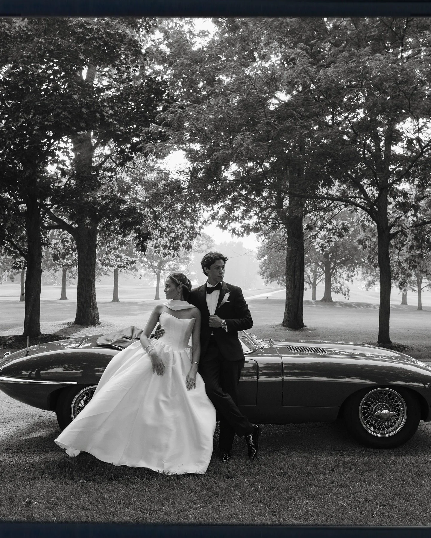 Jake &amp; Mia 

On film and digital at @cantignypark for their perfect late July wedding, full of vintage flair 💌

Getting to photograph them while they were dating, engaged, and now married was such an honor. I love their love 🥹

Culled with my f