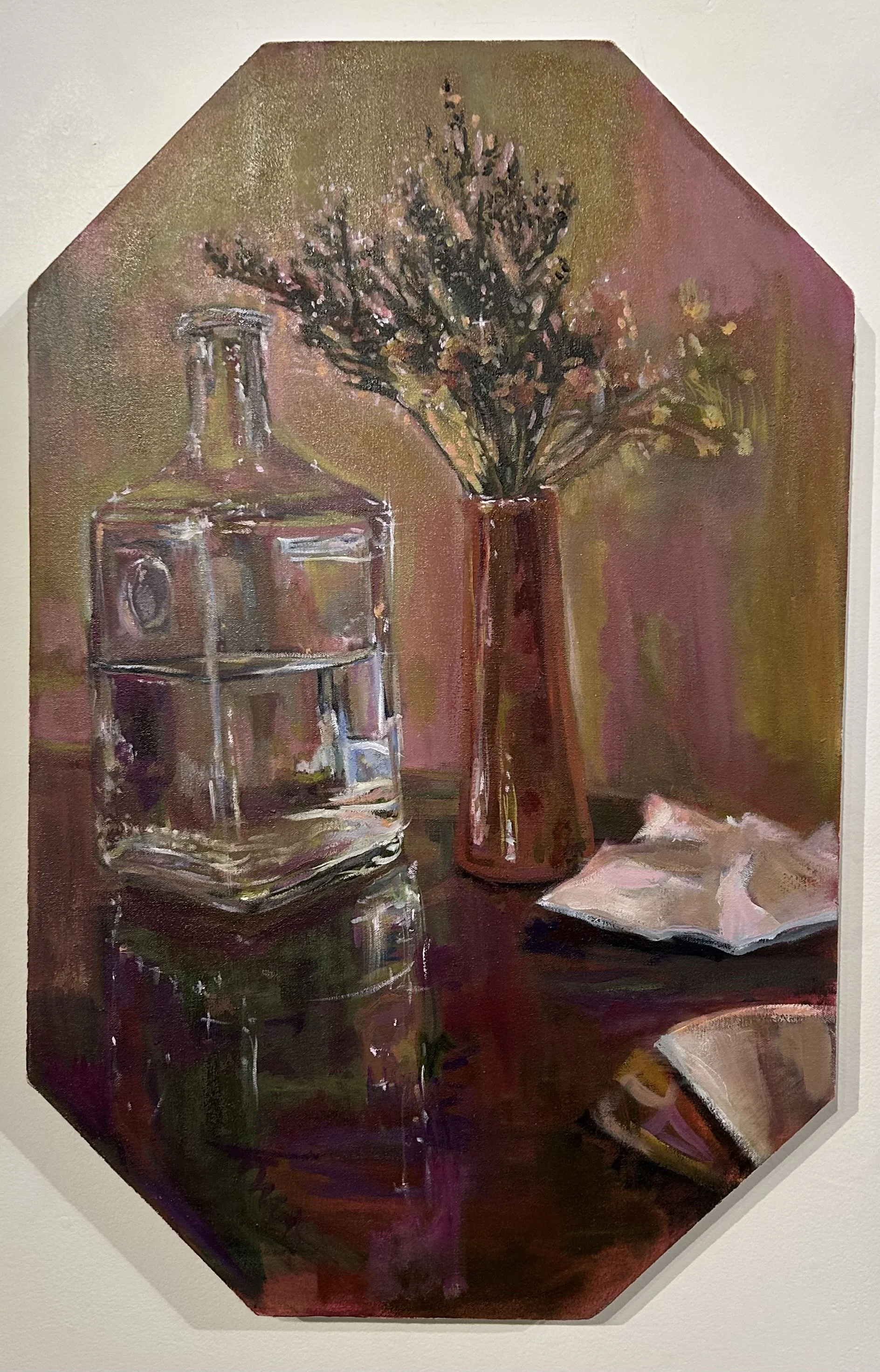 lenora, oil on canvas, 18.75 x 29 inches.