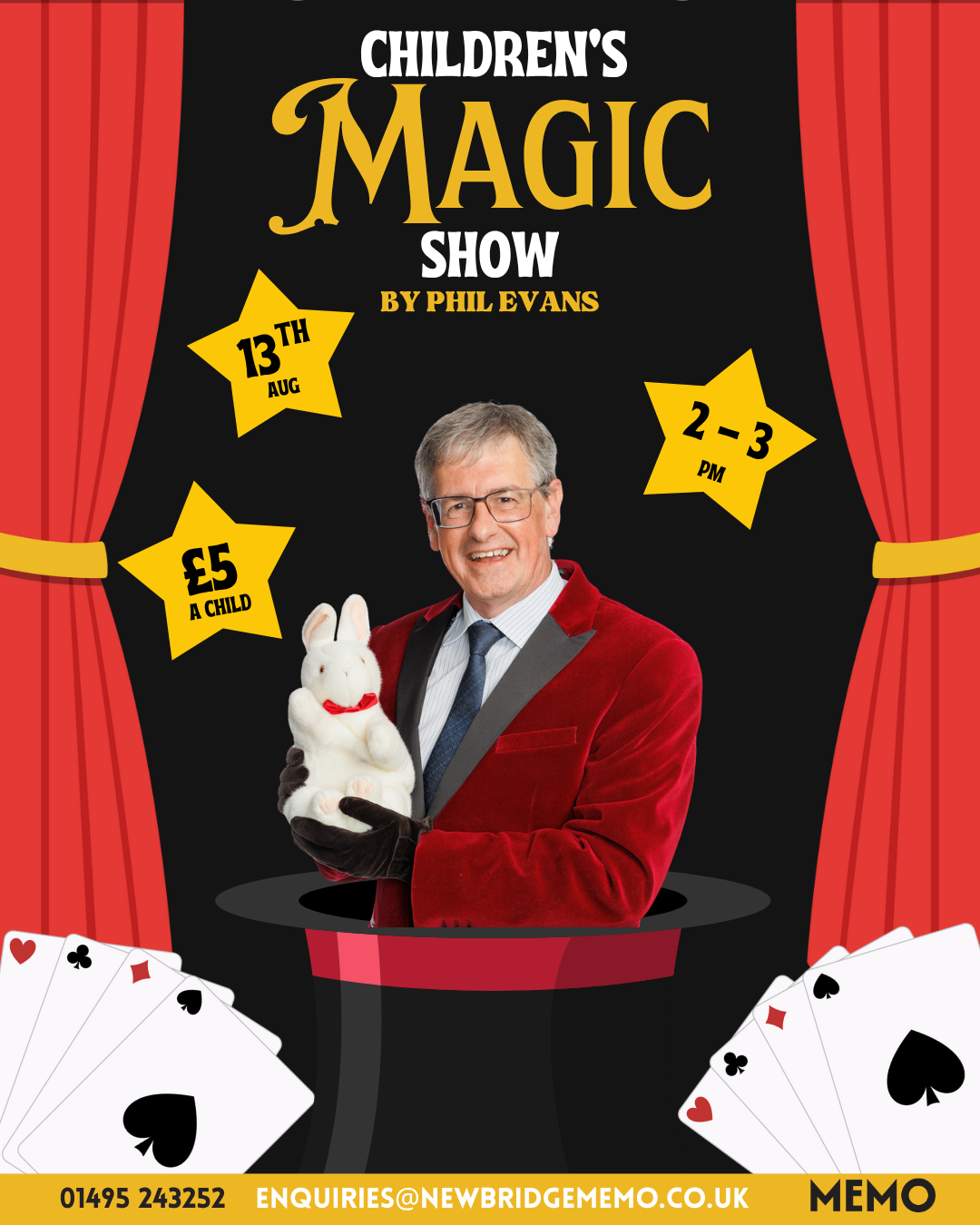 CHILDREN’S MAGIC SHOW WITH PHIL EVANS — Newbridge Memo