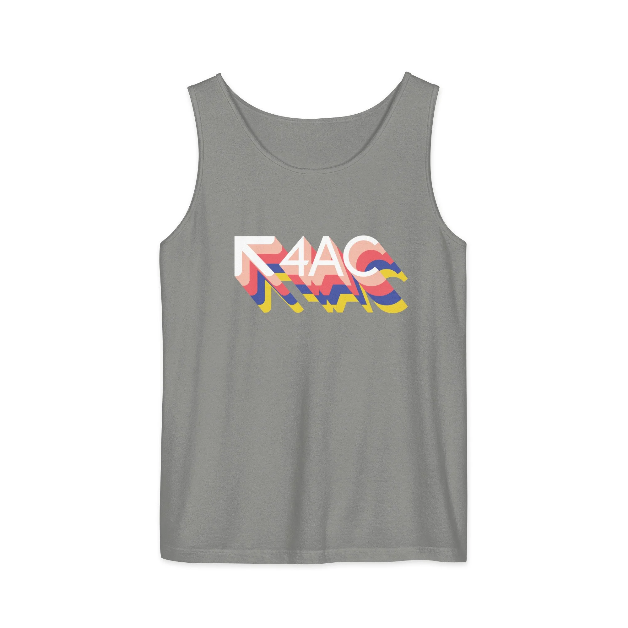 Unisex garment-dyed tank top