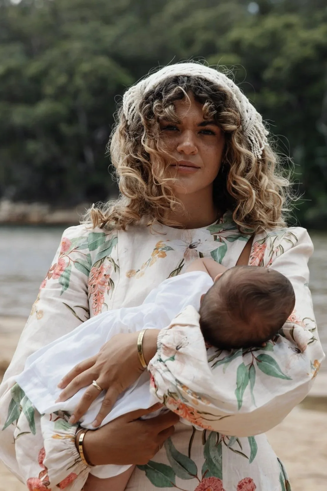 Breastfeeding friendly Daffodil Maxi Dress by Mina Finery