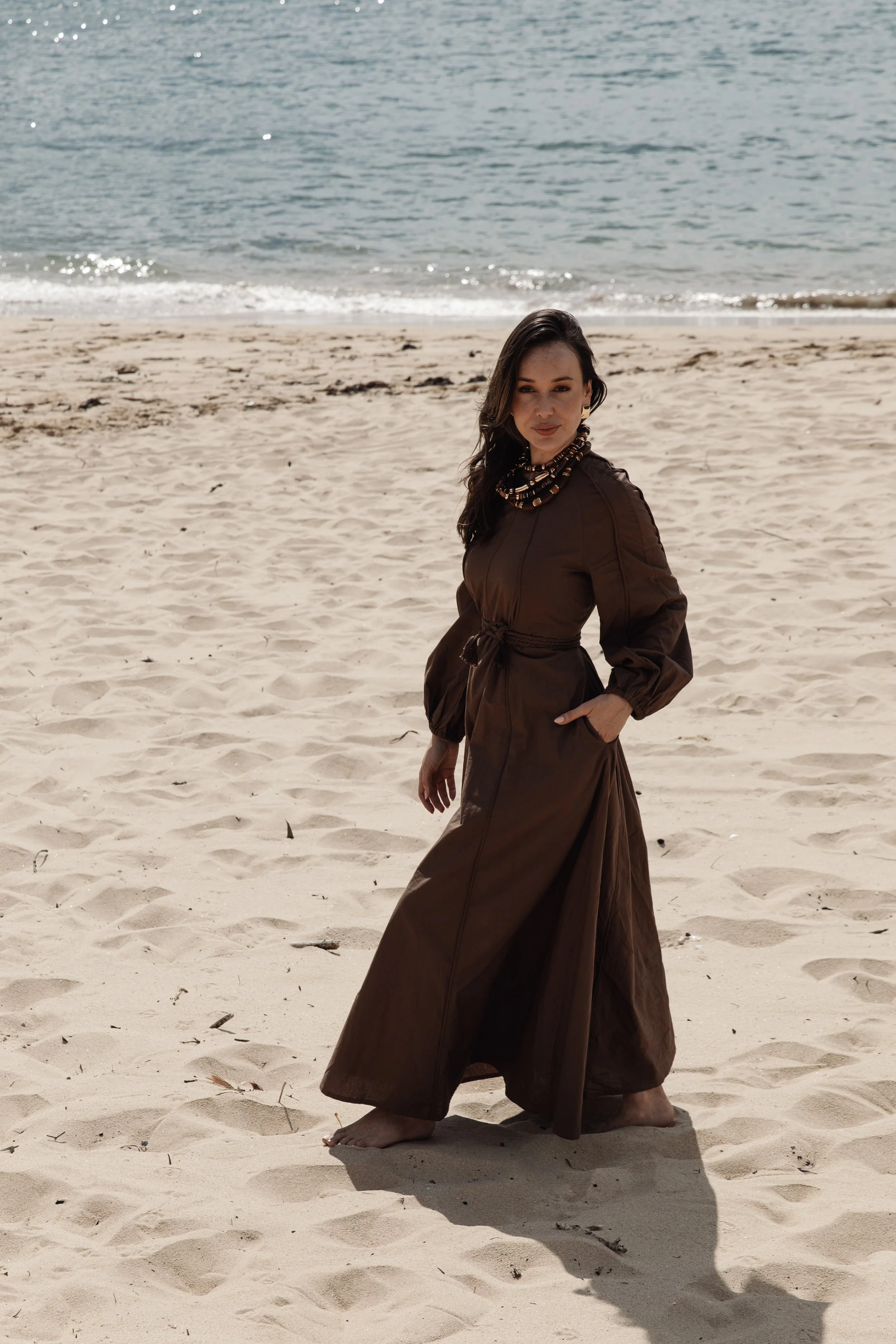 Wattle Panel Maxi Dress