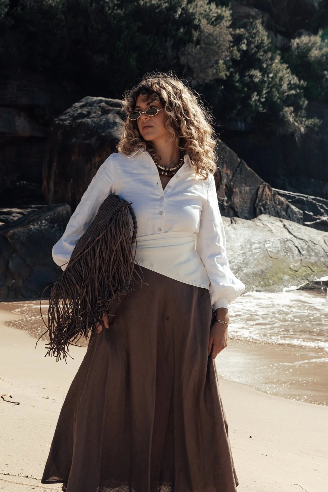 Dahlia Maxi Skirt from A Sunburnt Country range by Mina Finery