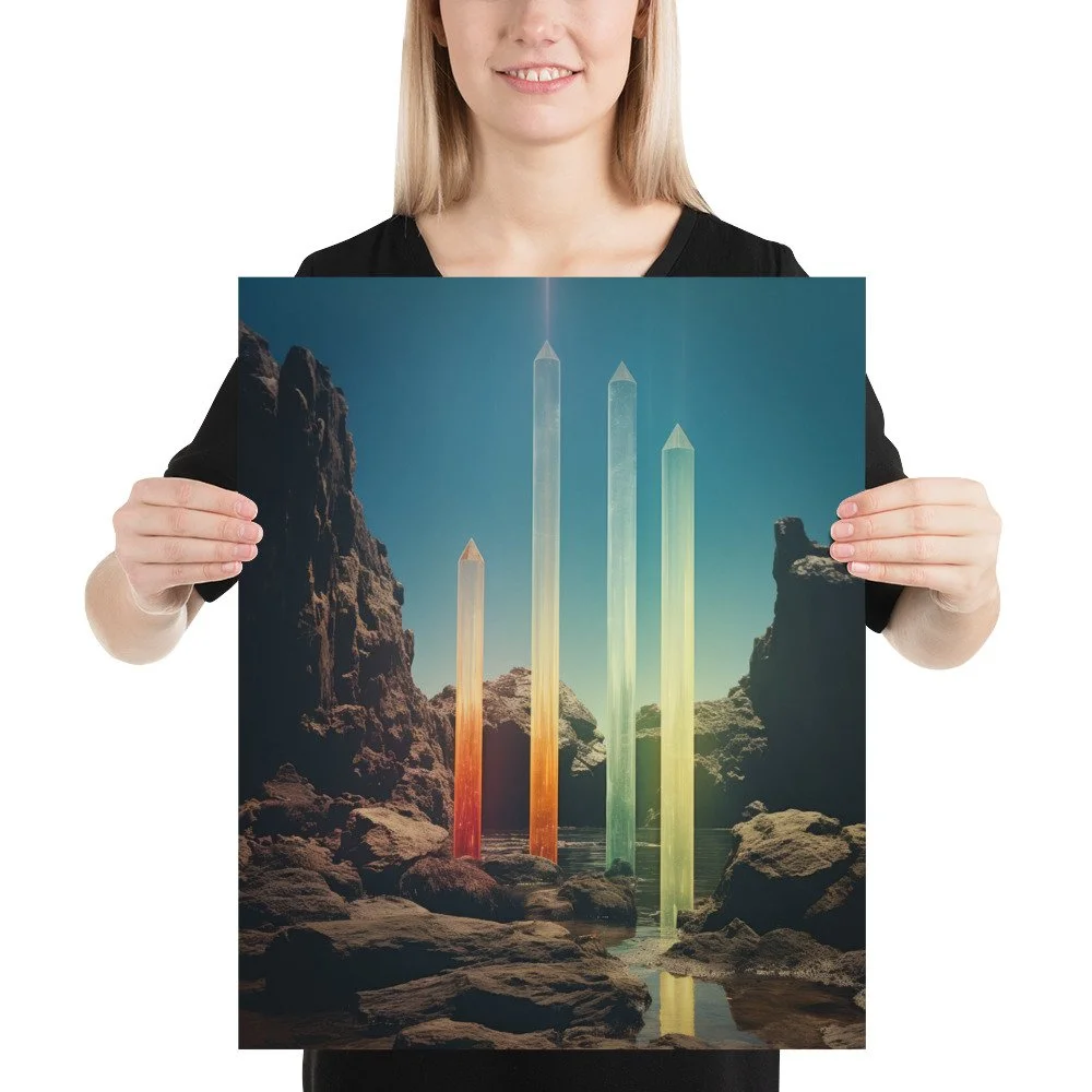 Vaporwave Abstractions - Series 2 - Drop 4 - Variant 4 — Serpenti