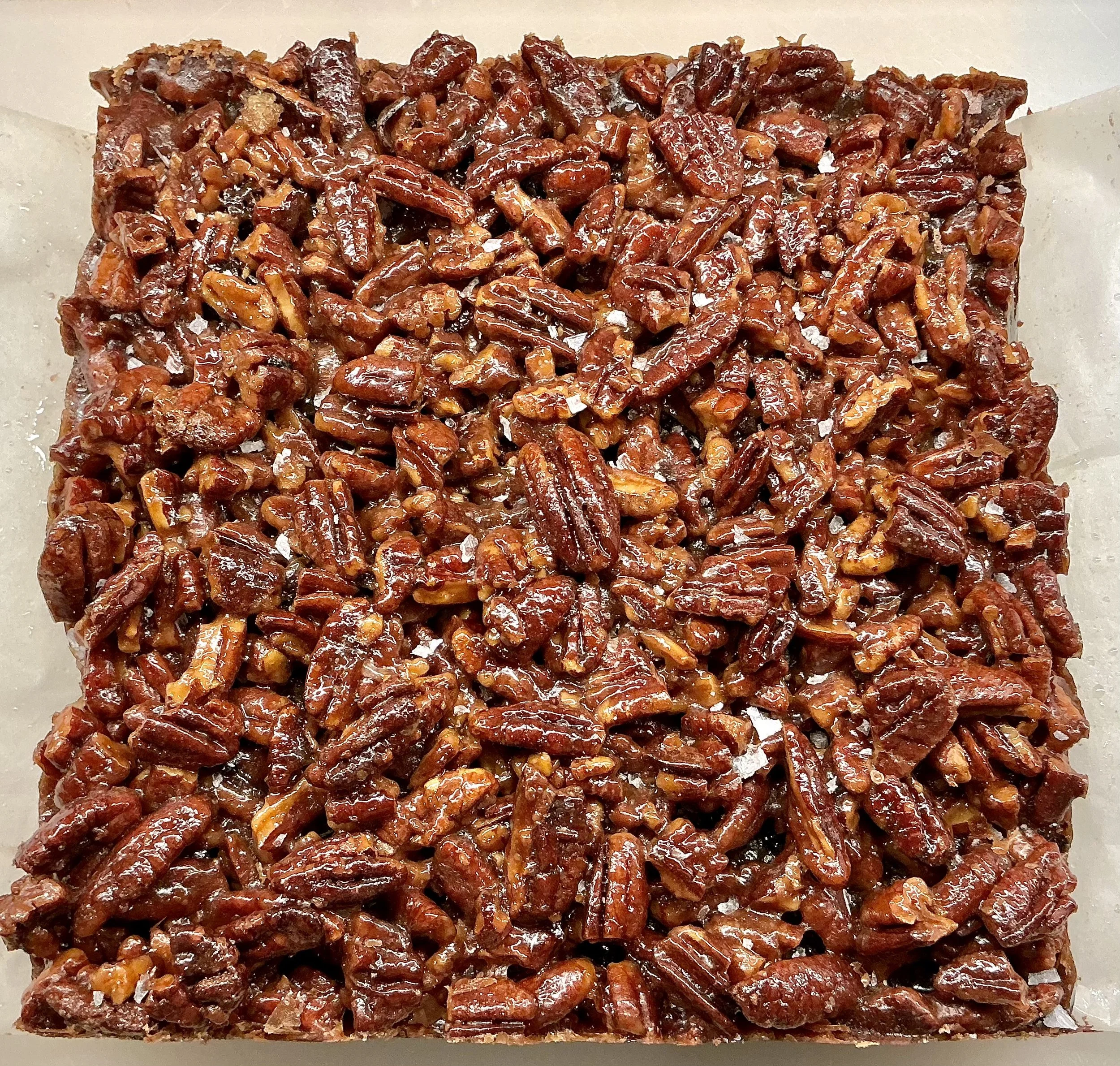 Pecan Pie Brownie - Not Too Sweet but Just Right 