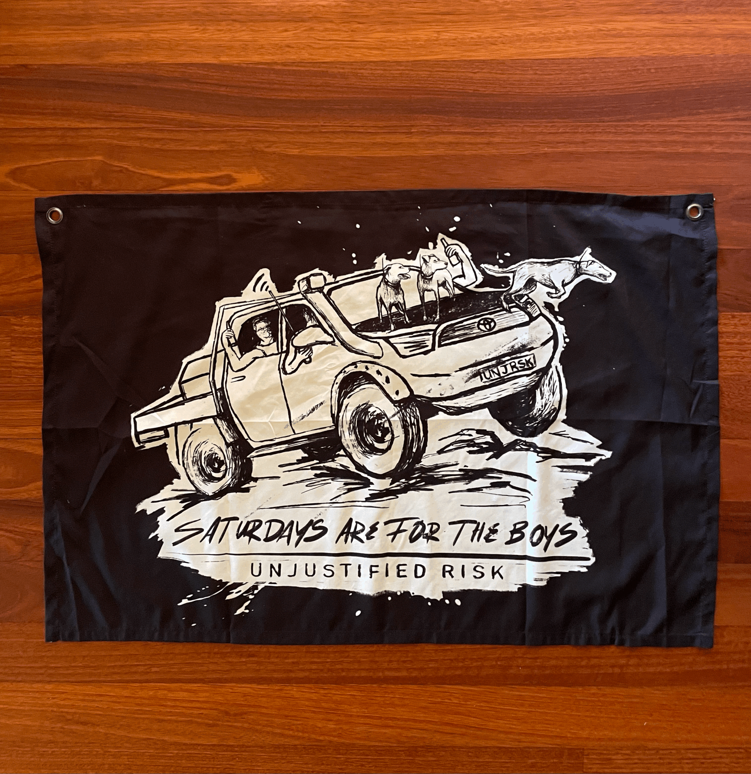 Saturdays are for the Boys Flag