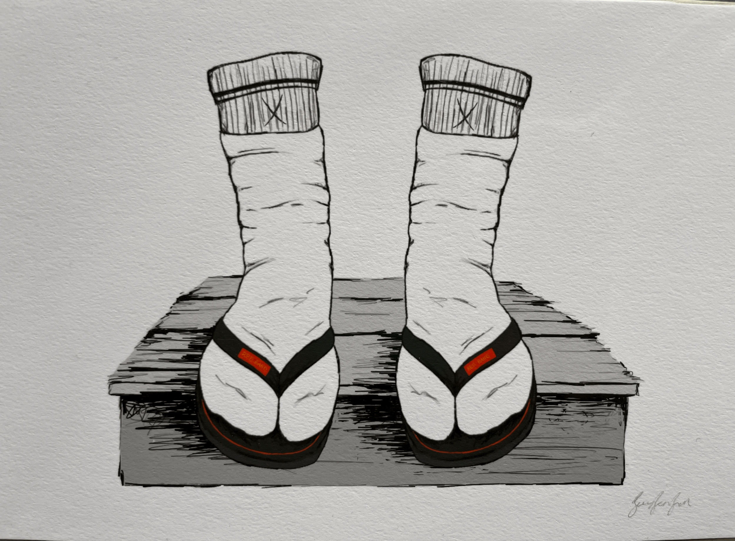 Socks with Jandals