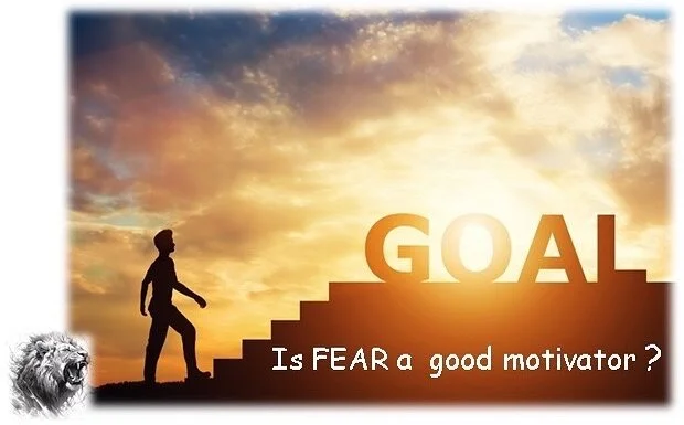 Fear can get your attention, but motivation by fear is not good. Even the fear of not getting blessings or rewards. &ldquo;We should not abandon confidence and calmness to fear any force or influence outside of ourselves.  If we are to acknowledge an