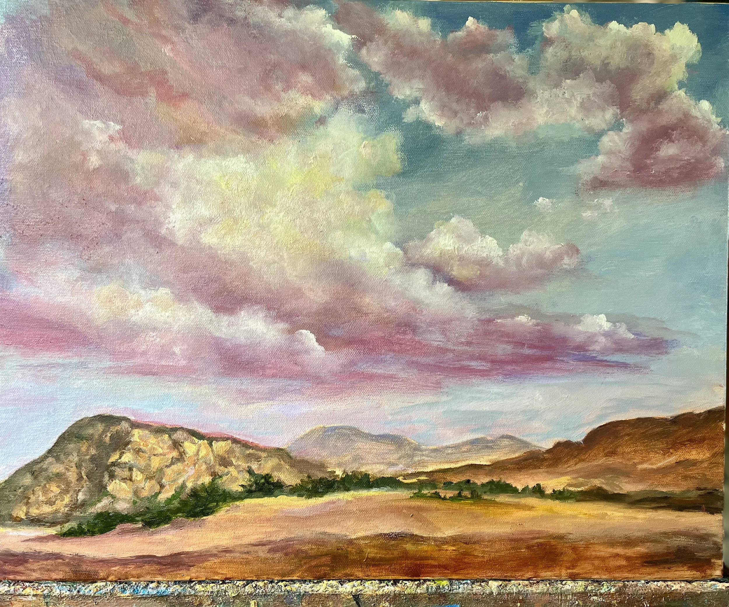 Pink Clouds, 20 x 16, oil, Available
